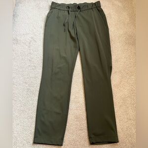 SOLD! Lululemon On the Fly luxtreme pants Olive Green
